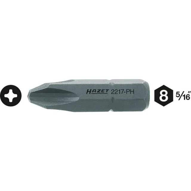 Hazet Bits 2217-PH1 5/16 tomme sekskant PH-profil | NV PH1 