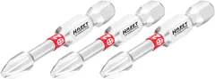 Hazet Bits 2215NSLG-PH2/3 PH-profil 1/4 tomme sekskant | 3 deler | NV PH2