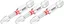 Hazet Bits 2215NSLG-PH2/3 PH-profil 1/4 tomme sekskant | 3 deler | NV PH2
