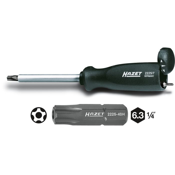 Hazet 5-stjerners bits 2225-10H NV 1/4 tomme sekskant