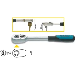 Hazet Skralle 2264-1 Lengde 200 mm for bits | 5/16 tomme hul sekskant