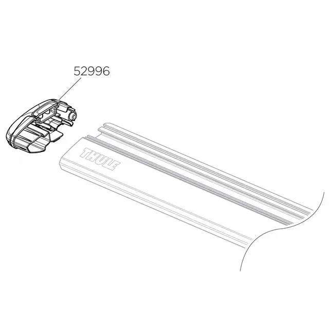 Thule WingBar Evo- endekappe venstre 