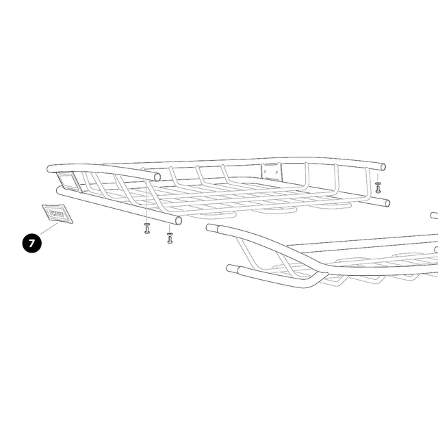 Thule høyre logo plate Canyon 859 