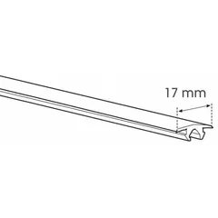 Thule dekkliste 1550 mm SlideBar