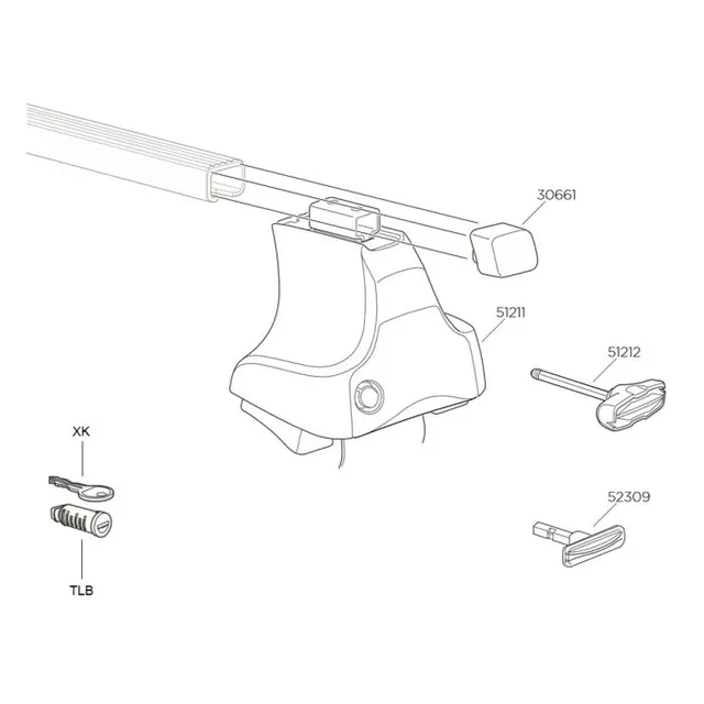 Thule fot 754 