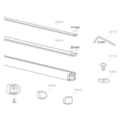 Thule gummiprofil ProBar 1500050834