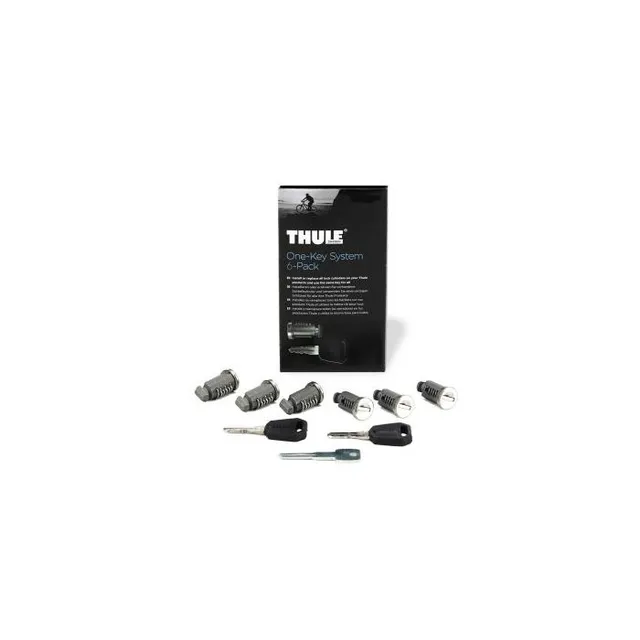 Thule One-Key System 6-pack black 6-pack black 