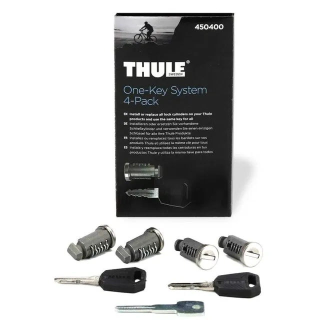 Thule One-Key System 4-pack black 4-pack black 