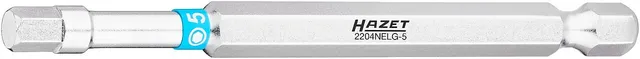Hazet Bits 2204NELG-5 1/4 tomme sekskant Unbrakoprofil | NV 5 mm 