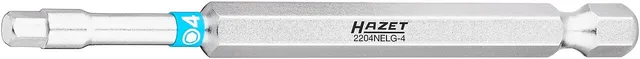 Hazet Bits 2204NELG-4 1/4 tomme sekskant Unbrakoprofil | NV 4 mm 