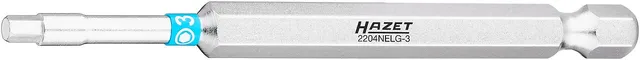 Hazet Bits 2204NELG-3 1/4 tomme sekskant Unbrakoprofil | NV 3 mm 