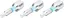 Hazet Bits 2204N-2.5/3 3 deler 1/4 tomme sekskant | Unbrakoprofil