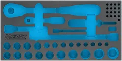Hazet Tokomponents mykskuminnlegg L x B: 342 mm x 172 mm