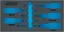 Hazet Tokomponents mykskuminnlegg L x B: 342 mm x 172 mm