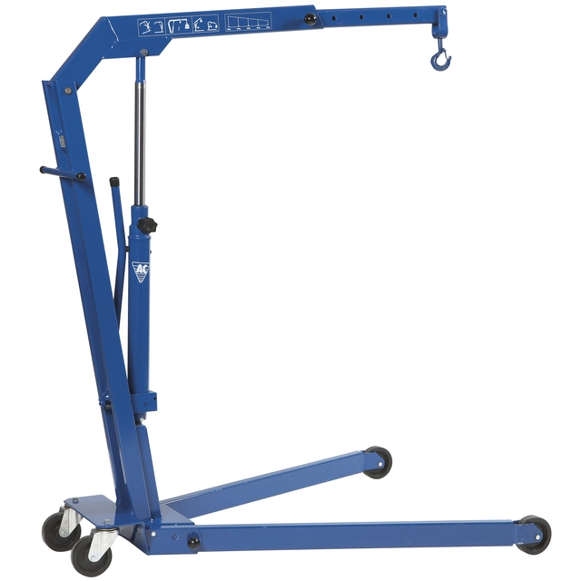 AC Hydraulic Kran 1,1 tonn sammenleggbar 