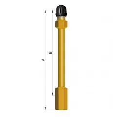 Forlenger Messing L54