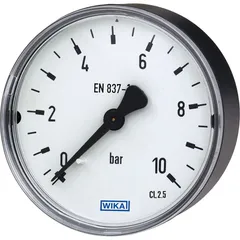 Manometer 0-11 Bar 1/4"Utv.Gj.