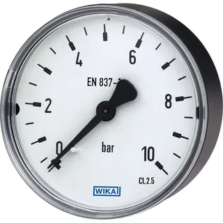 Manometer 0-11 Bar 1/4"Utv.Gj.