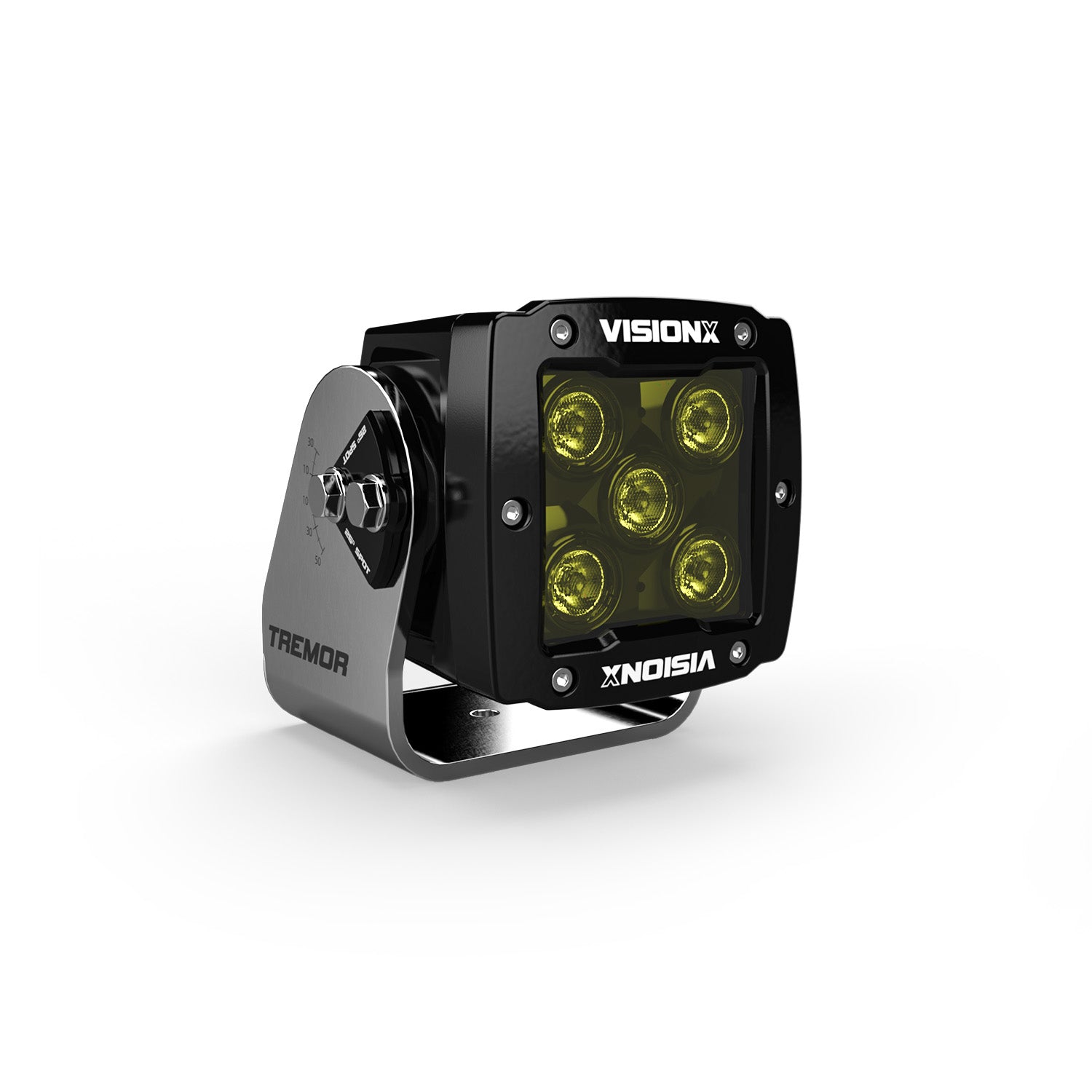 VisionX Tremor Work Light 5-Led 30W Selective Yellow 25° Spot