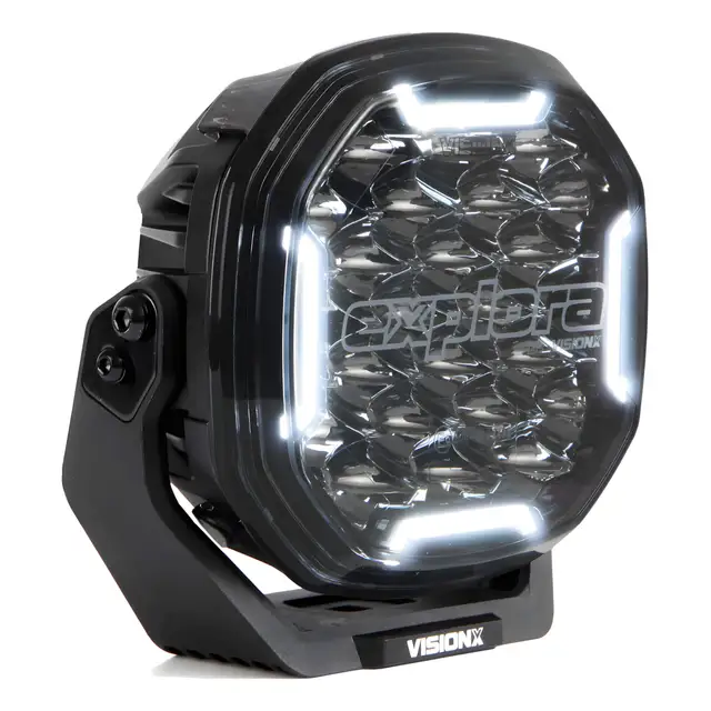 VisionX Vx Explora 7" Driving Light Pod W/ Dual-Color Drl 