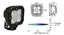 VisionX Arb.Lykt Led 11/65V 4X5W 90Gr