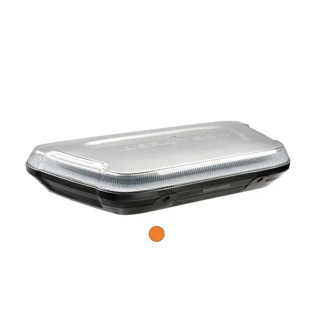 Vx Warning Aerotech L/Box Perm Mnt(A/C) 380 X 200 X 67Mm (Clear Lens) 