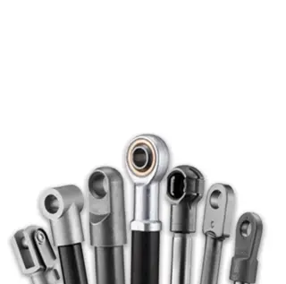 Stabilus endest metall uten kule(M8)