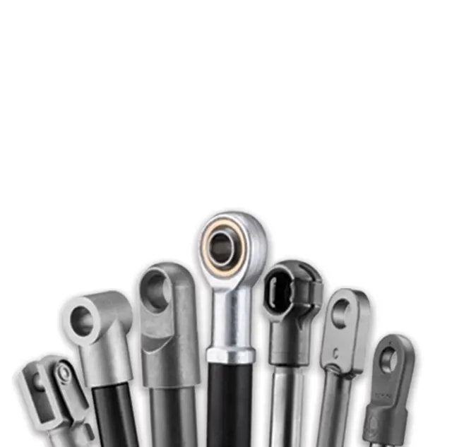 Stabilus endestykke 8 mm hull(M8) 17 mm 