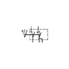 SWF Bryter 2 Trinn Glider 24V (C)