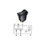 SWF Bryter 2 Trinn Fjær 12Volt (C)