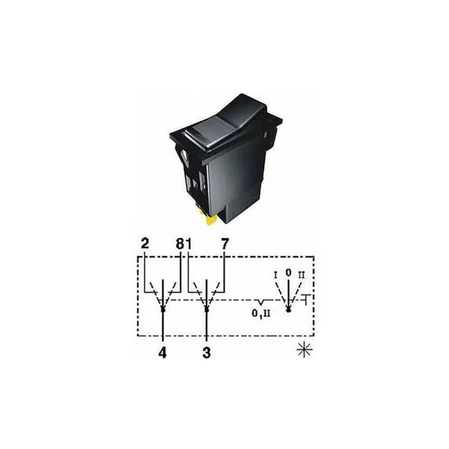 SWF Bryter 2 Trinn Fjær 12Volt (C) 