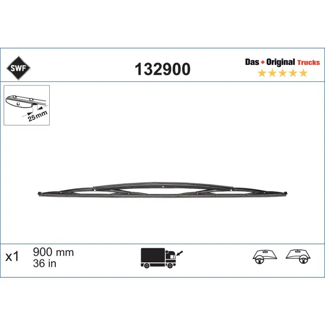 Valeo 900 mm Original Trucks 