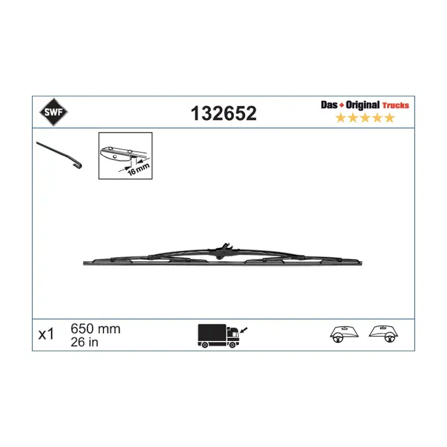 Valeo 600 mm Original Trucks 
