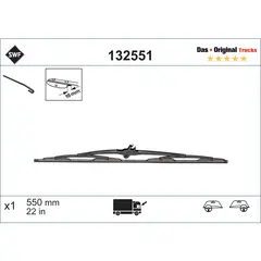 Valeo 550 mm Original Trucks