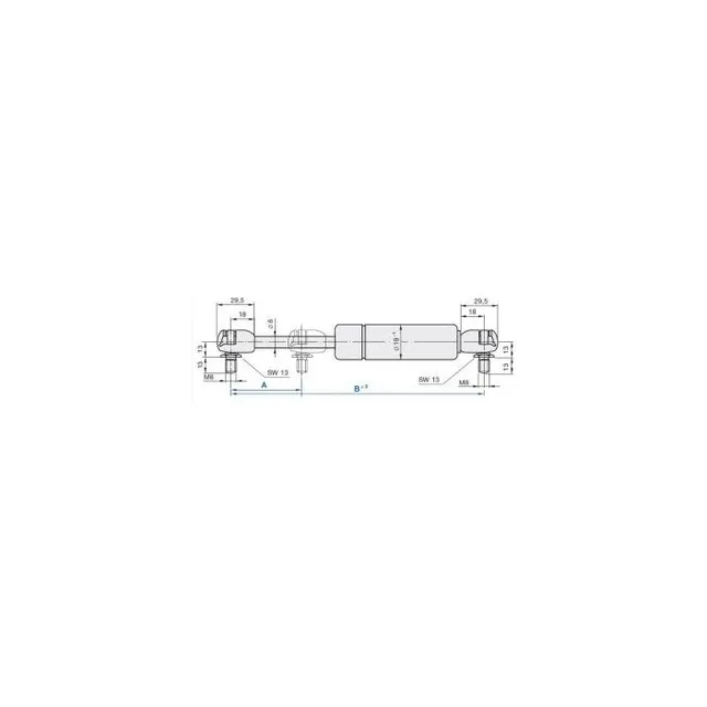 Stabilus gassfjær renault 083798 