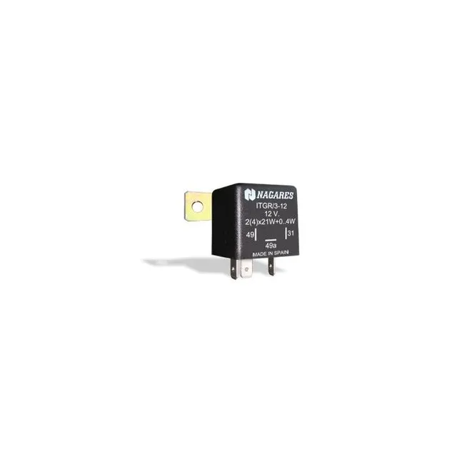Nagares blinkrele DIN 3P 12V 75823 