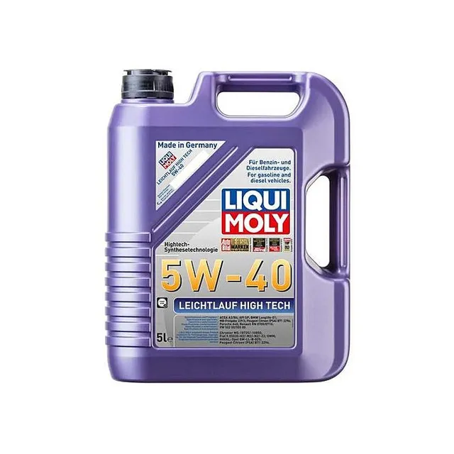 Liqui Moly Leichtlauf High Tech 5W-40 5 l, Motorolje 