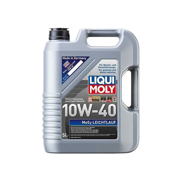 Liqui Moly MoS2 Leichtlauf 10W-40 5 l Motorolje med MoS2 