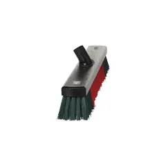VIKAN verkstedkost 665 mm Stiv PVC-bust, gjenger, sort