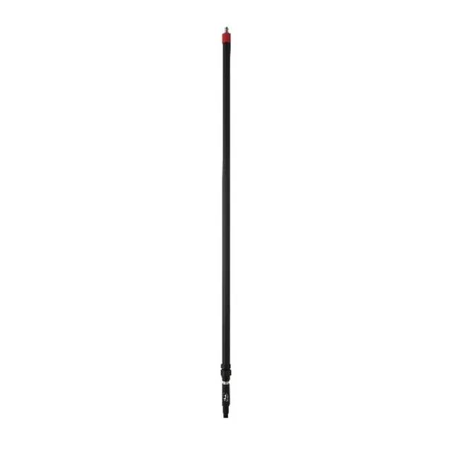 VIKAN teleskopskaft med Q-kobling 150-275 cm, vanngjennomløp, sort 