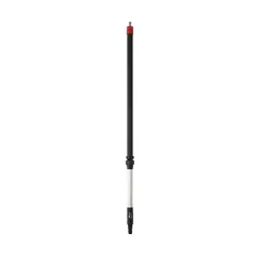 VIKAN teleskopskaft med Q-kobling 100-160 cm, vanngjennomløp, sort