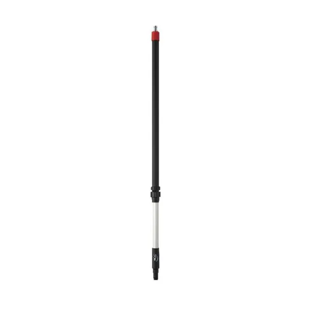 VIKAN teleskopskaft med Q-kobling 100-160 cm, vanngjennomløp, sort 