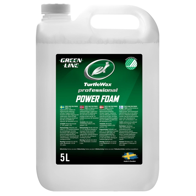 Turtle Wax Pro Power Foam 5 l Greenline skummende forvask 
