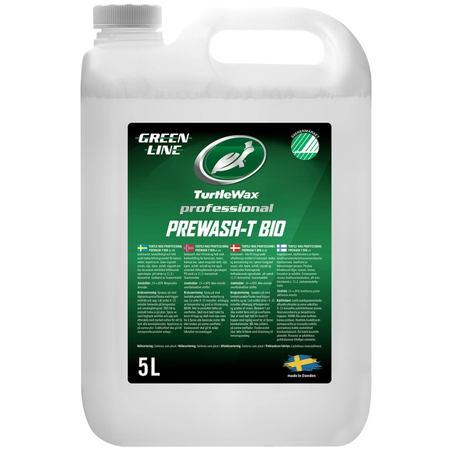Turtle Wax Pro Prewash-T BIO 5 l Greenline biobasert avfetting 