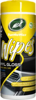 Turtle Wax Vinyl Gloss Wipes 40 stk Blank finish på plast og vinyl