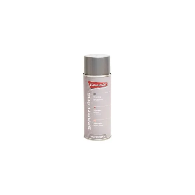 CorroProtect spraylakk sølv blank 400 ml, glansgrad 80 
