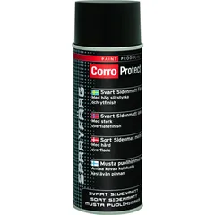 CorroProtect spraylakk svart matt 400 ml, glansgrad 10