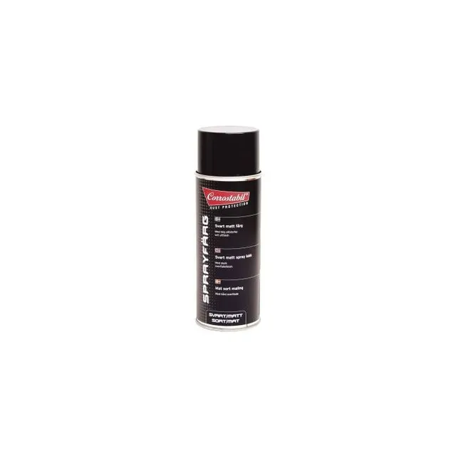 CorroProtect spraylakk svart halvblank 400 ml, glansgrad 50 