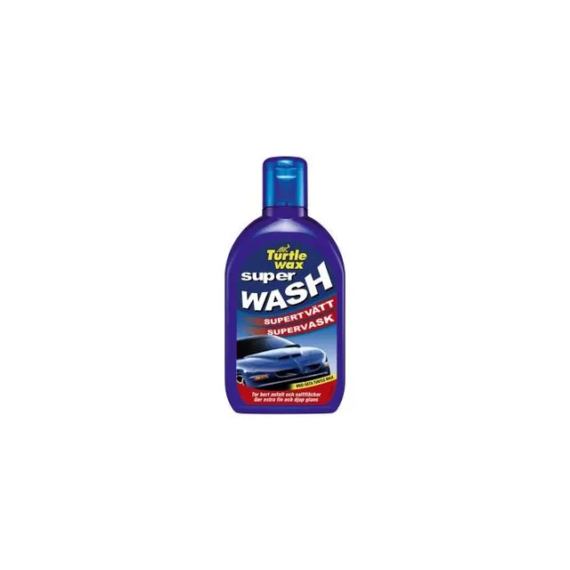 Turtle Wax Superwash supervask 500 ml Avfetting, bilshampo og voks i ett 