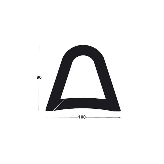 G.fender B100 x H90 x L2600 mm 